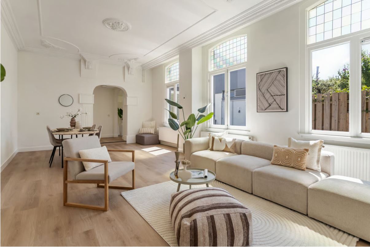 Verkoopstyling Woning Wittevrouwen woonkamer