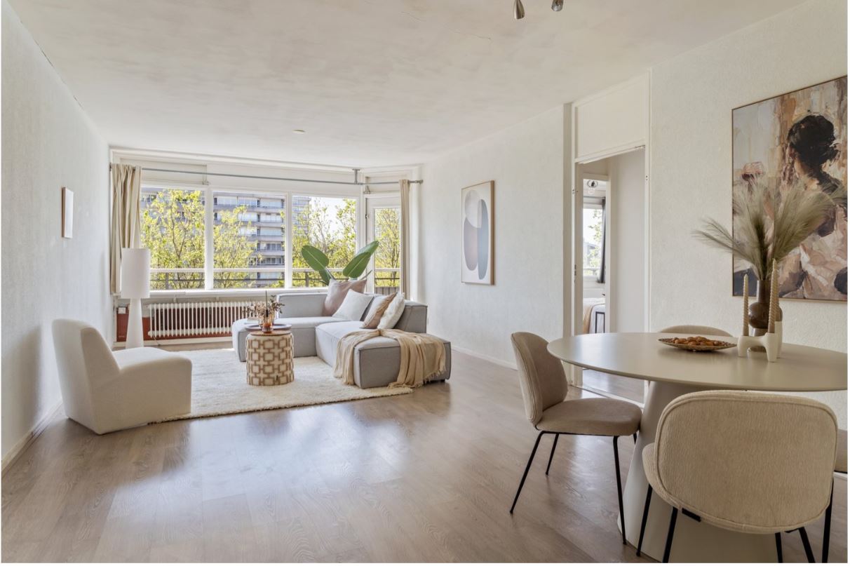 Verkoopstyling Kanaleneiland woonkamer