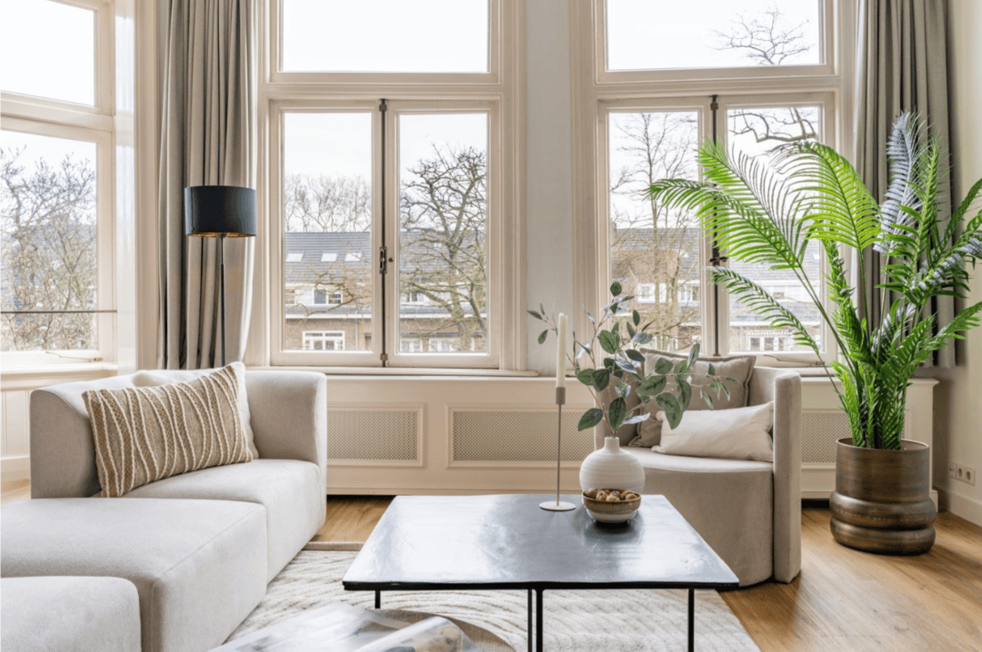 Wilhelminapark verkoopstyling woonkamer